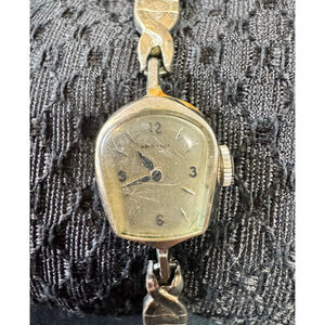 Vintage Hamilton 10K Gold Filled Manual Wind Ladies Wrist Watch